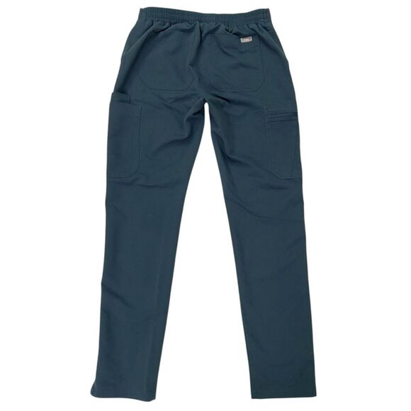 Figs Yola Skinny Scrub Pants Womens XS Teal Lightweight Comfort Uniform Work - Picture 4 of 12